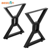 Craft Art Deco Office Cast Square Restaurant Desks Metal Furniture Table Legs
