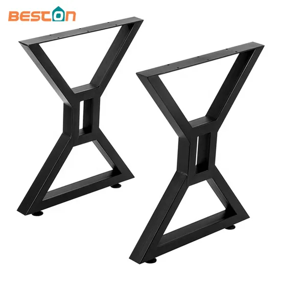 Craft Art Deco Office Cast Square Restaurant Desks Metal Furniture Table Legs