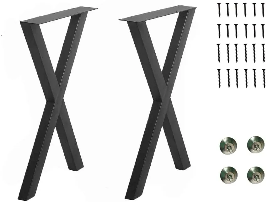 Manufacture Craft Furniture Dinning Computer Desks Square Heavy Duty Metal Table Legs