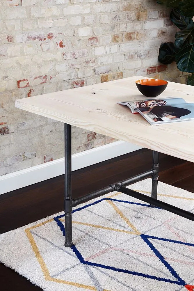 New Design Industrial Style Round Pipe Table Frame