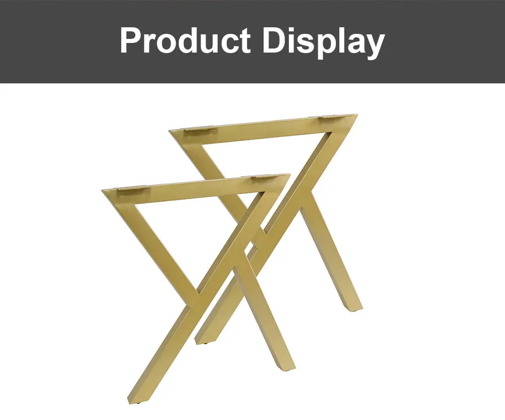 Furniture Office Dining Desk Square Metal Modern Luxury Table Legs