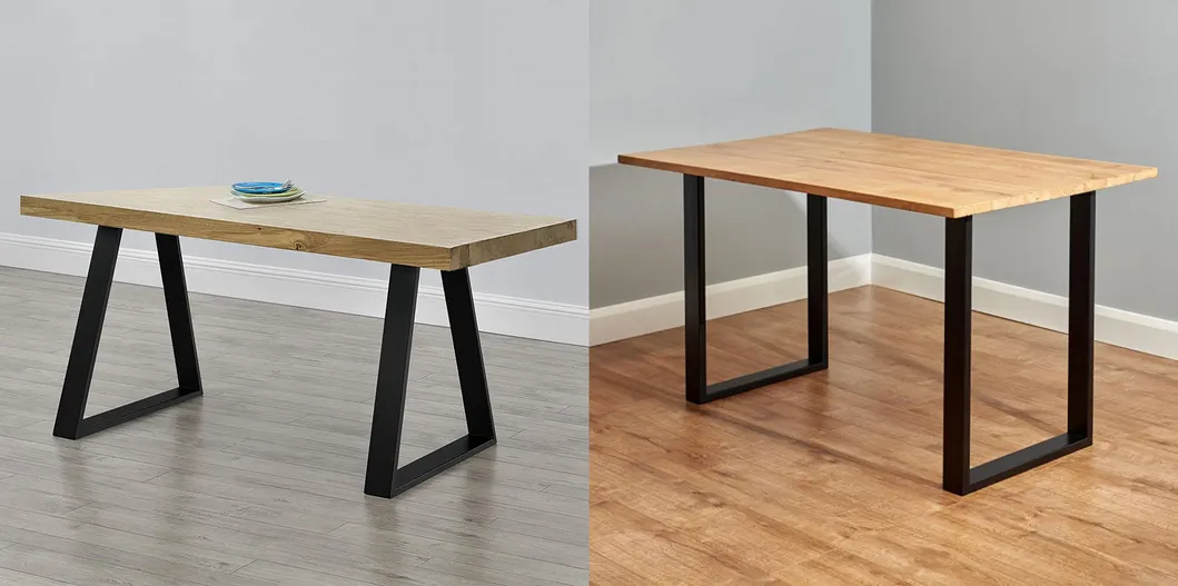 Furniture Office Restaurant Dining Desk Feet Steel Cast Dining Metal Table Legs