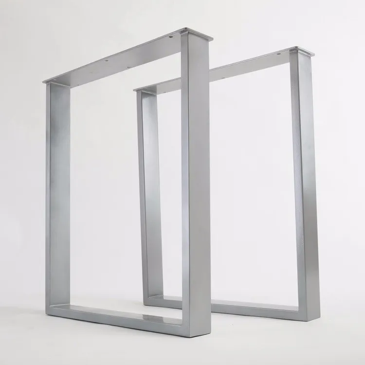 Metal Table Leg Square Stainless Steel Simple Fashion Furniture Table Leg