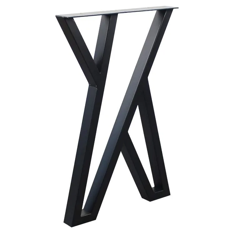 Furniture Metal Table Bench Coffee Industrial Black Dining Table Desk Legs