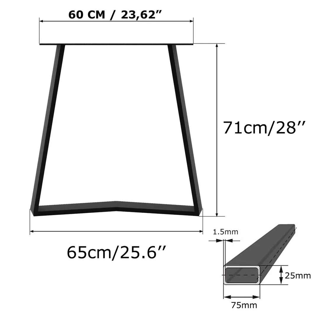 Modern Furniture Coffee Desk Table Workbench Legs