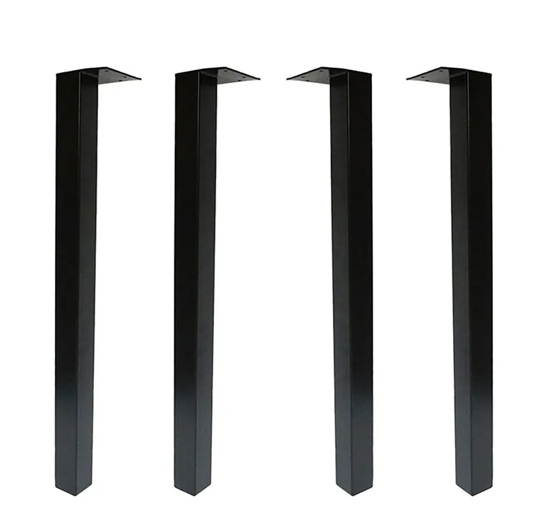 28 Inch Tall Height Adjustable Metal Table Legs