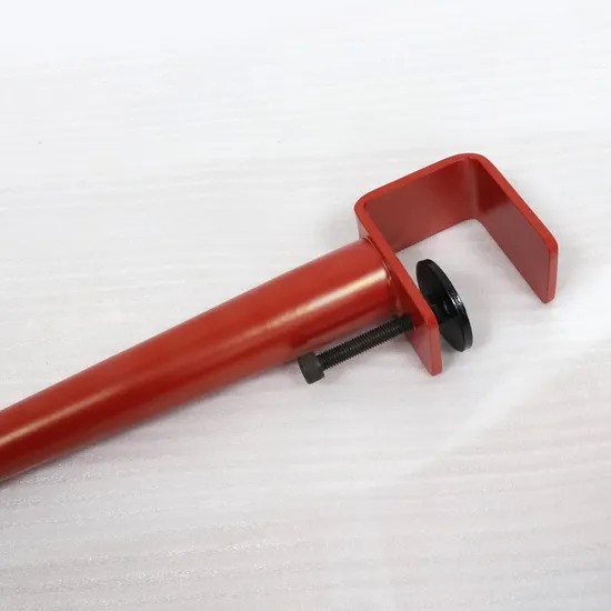 Modern Red Metal F Adjustable Table Clamp Legs