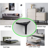 Luxury Replacement Metal Furniture Cabinet Sofa Base Legs