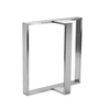 Newest Stainless Steel Dining Table Cross Leg Table Base Metal Legs