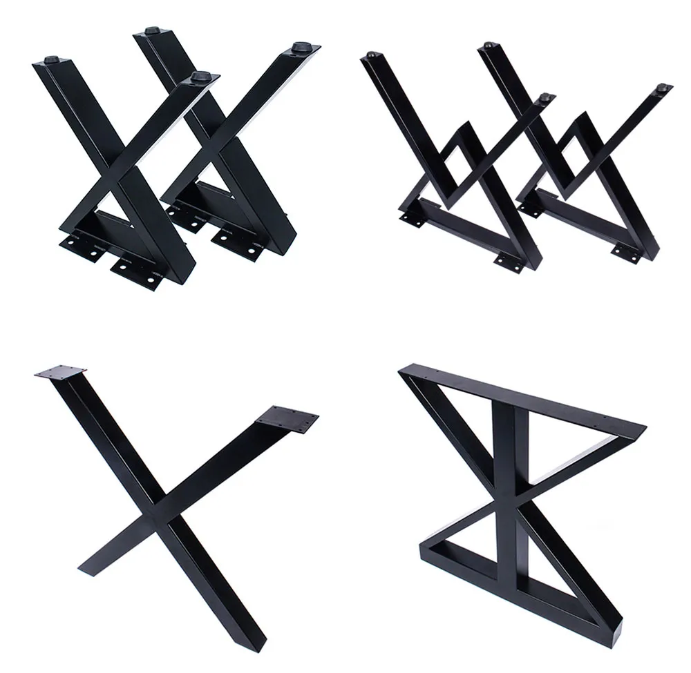 Wholesale Sale Custom Industrial Modern Furniture Trapezoid Square Desk Table Legs
