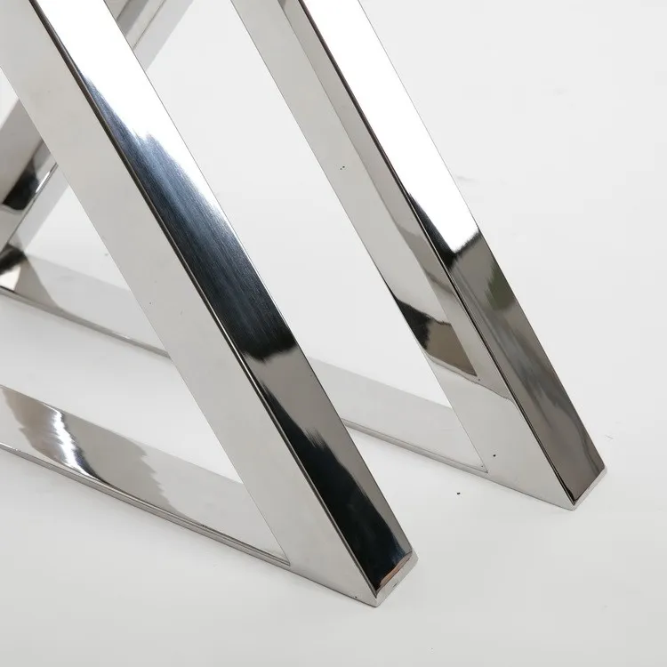 X Shape Stainless Steel Leg for Coffee and Dining Table