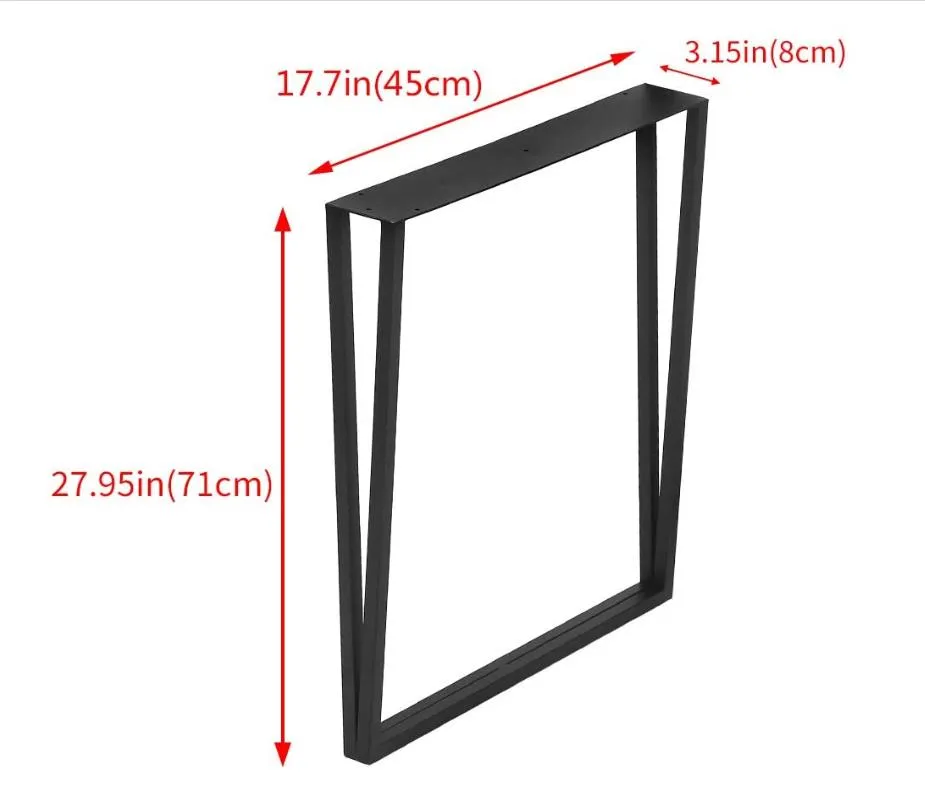 U Shape Furniture Coffee Steel Table Legs Metal Table Legs