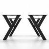 Customized Industrial Antique Vintage Frames Metal Y Table Legs