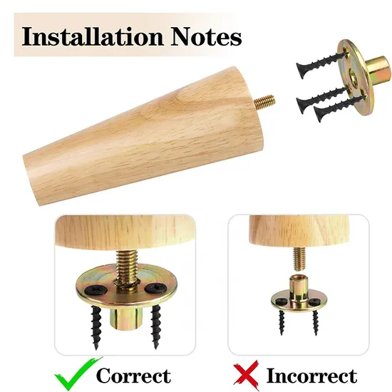 Modern Furniture Wood Sofa Leg