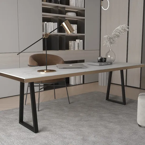 Industrial Cast Iron Steel Frame X Shape Desk Furniture Metal Table Legs