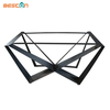 Dining Restaurant Industrial Coffee Metal Steel Dining Black Table Frame