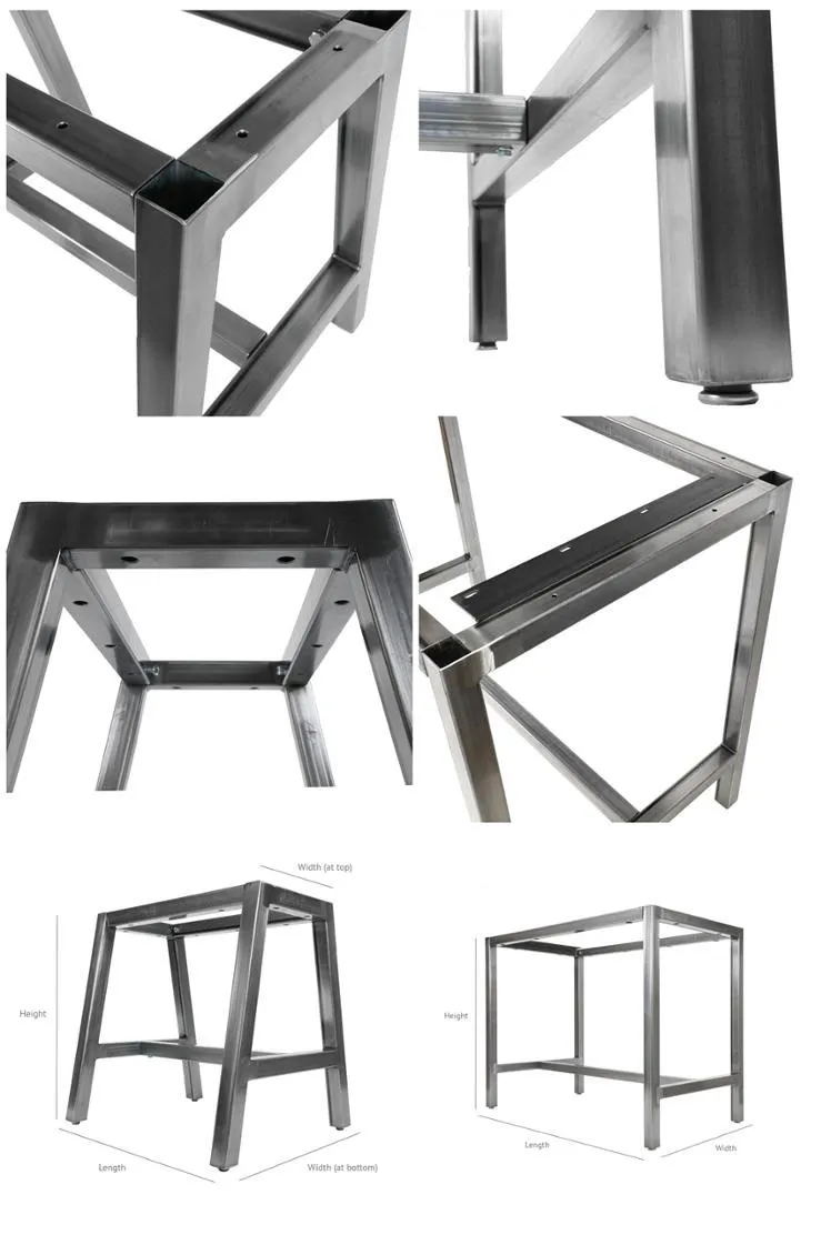 Modern Industrial Dining Restaurant Desk Table Frame