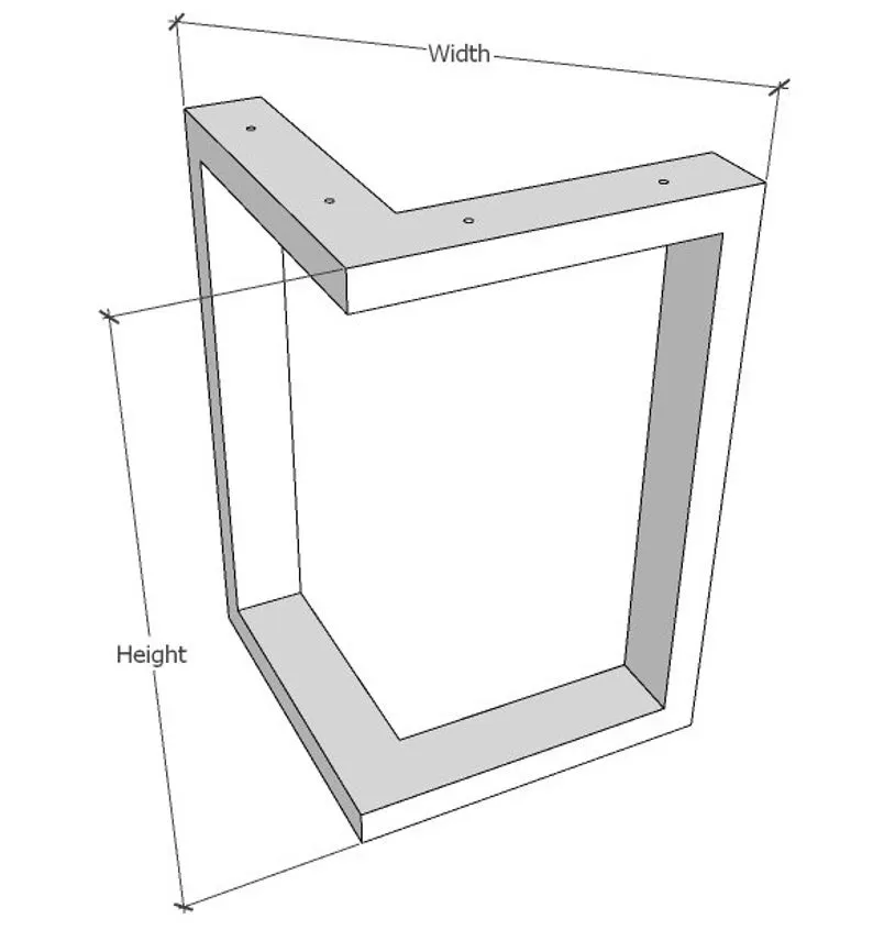 Germany Hot Selling DIY Industrial Design MID Century Modern Coffee Table Legs