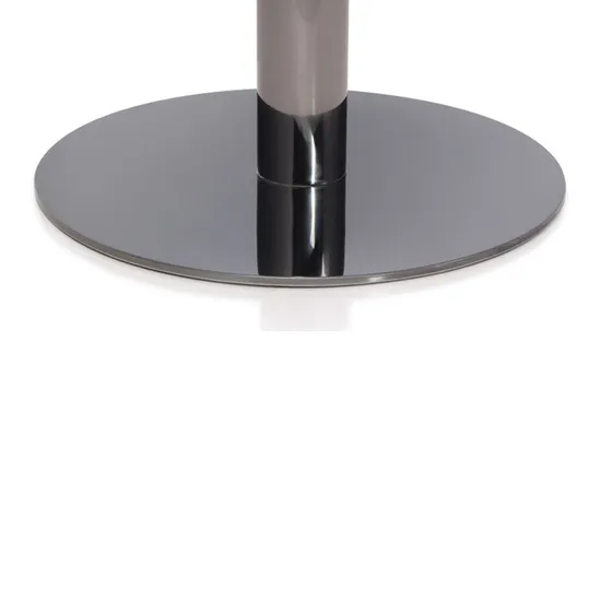 Wholesale Modern Round Black High Steel Coffee&Cafe Metal Table Base