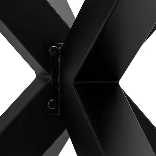 Modern X Shape Restaurant Legs Gold Steel Metal Table Bases