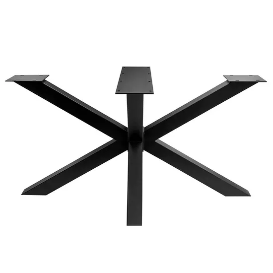 Modern X Shape Restaurant Legs Gold Steel Metal Table Bases