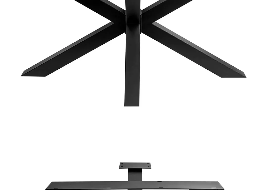 Modern X Shape Restaurant Legs Gold Steel Metal Table Bases