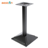 Best Selling Square Black Iron Stamping Table Base for Restaurant