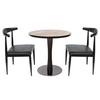 Wholesale Price Titanium Black Stainless Steel Table Leg Round Metal Table Base