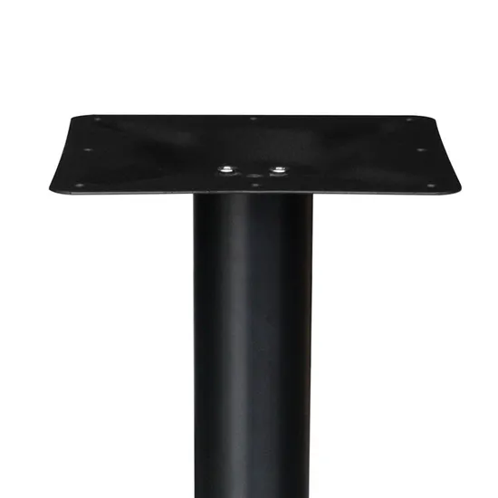 Sleek Commercial Restaurant Table Stainless Steel Table Base with Gold for Sales