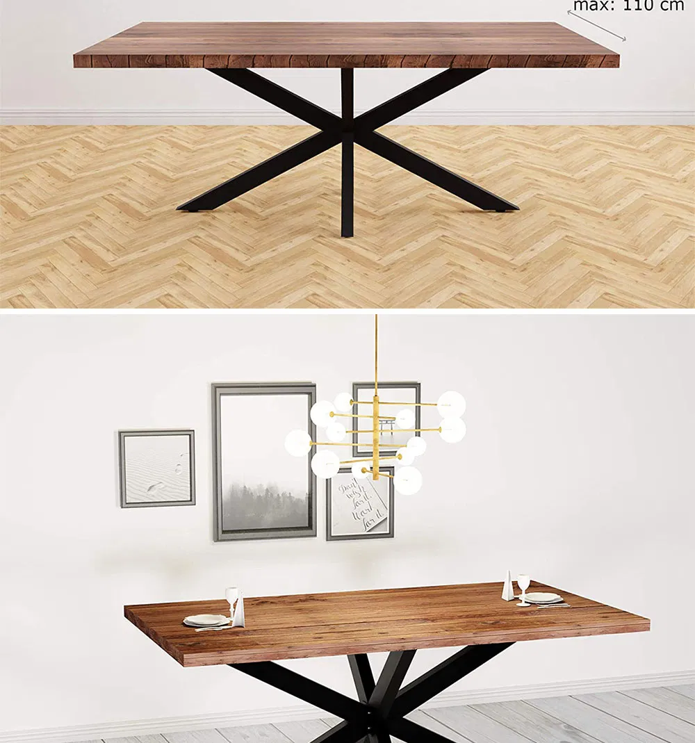 Modern X Shape Restaurant Legs Gold Steel Metal Table Bases