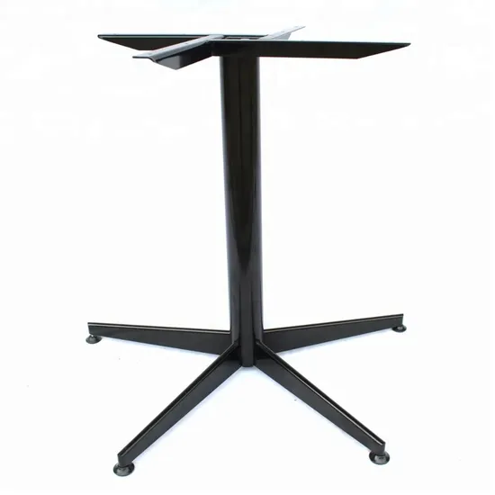 Stainless Steel Mirror Titanium Black Table Base Round Dining Table Base