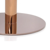 Bistro Design Round Rose Gold Stainless Steel Furniture Table Legs Table Base