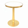Custom Gold High Quality Stainless Steel Side Table Marble Coffee Table Legs