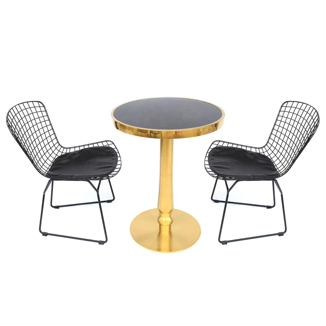 Custom Gold High Quality Stainless Steel Side Table Marble Coffee Table Legs