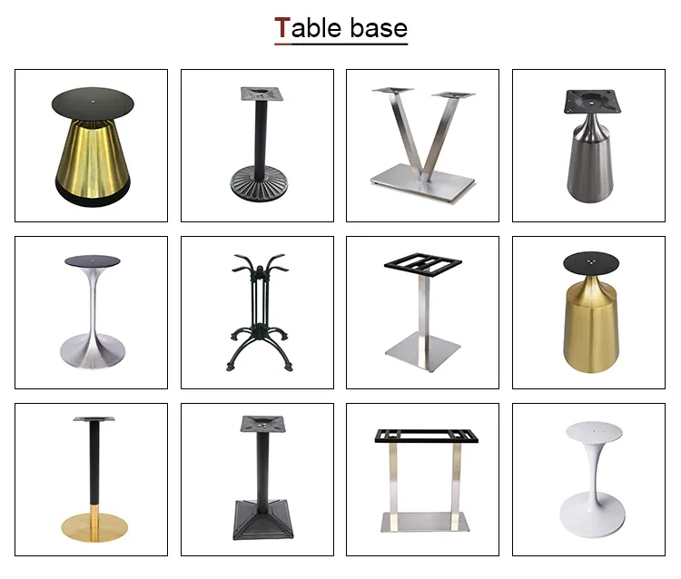 China Furniture Stainless Steel Cross Table Base Plating for Round Table Base