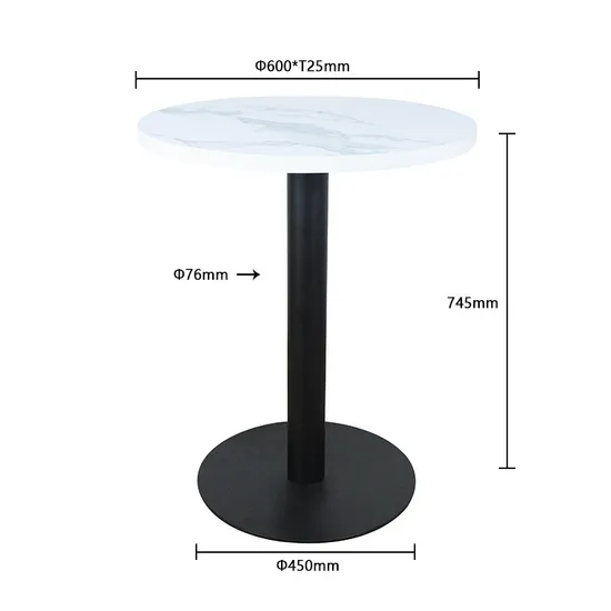 Customized Modern Home Dining Table Round Coffee Table Design