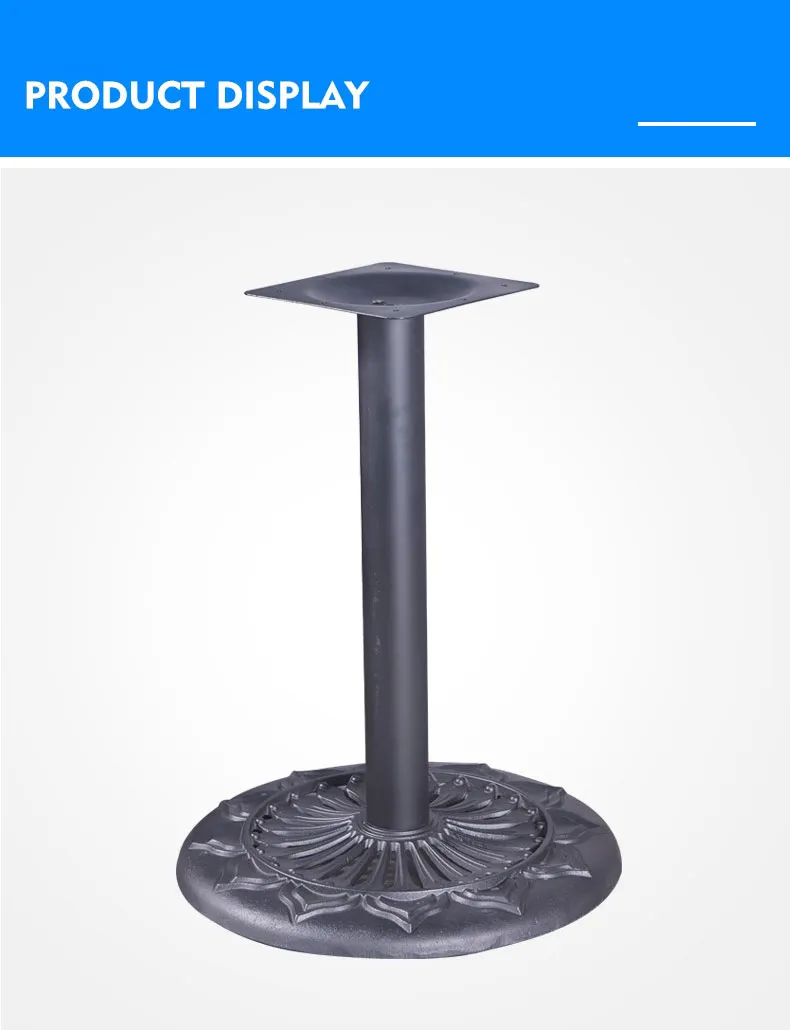 Furniture Metal Tulip Crank Coffee Industrial Wrought Dining Base for Table