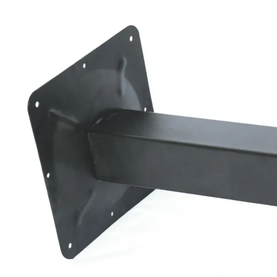 Iron Baking Varnish Square Furniture Legs Table Base with Cheapest Price