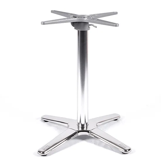 Furniture Legs Dining Table Base with Aluminum Alloy Folding Cross Top