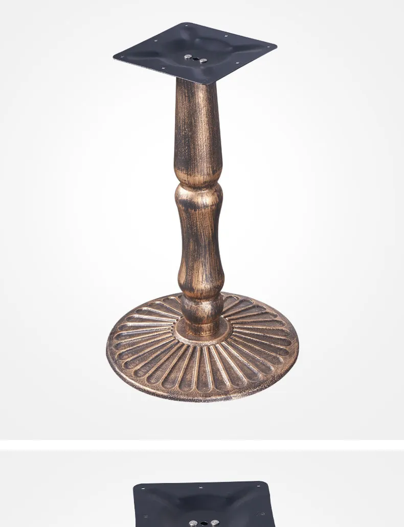 Furniture Restaurant Steel Metal Tulip Crank Cast Iron Dining Coffee Table Base