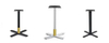 Factory Price Flat Table Bases Brushed Furniture Black Outdoor Coffee Table Stand