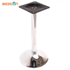 Iron Plating Table Base Sliver Dining Table Legs for Hotel Use