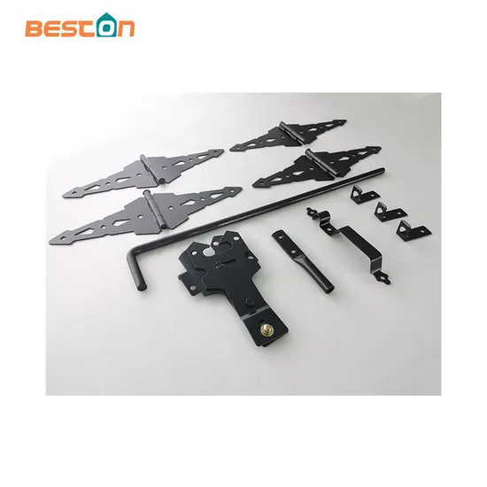 Gate Hinge Gate Latch Door Drop Rod Metal Black Wood Fence Hardware