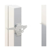 Heavy Duty Fence Self-Locking White Wood Fence Two Way Gate Latches