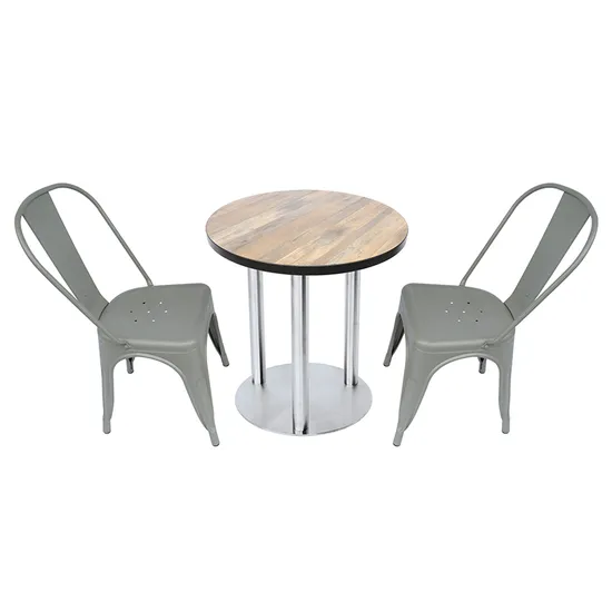 Newest Stainless Steel Dining Table Three Leg Table Base