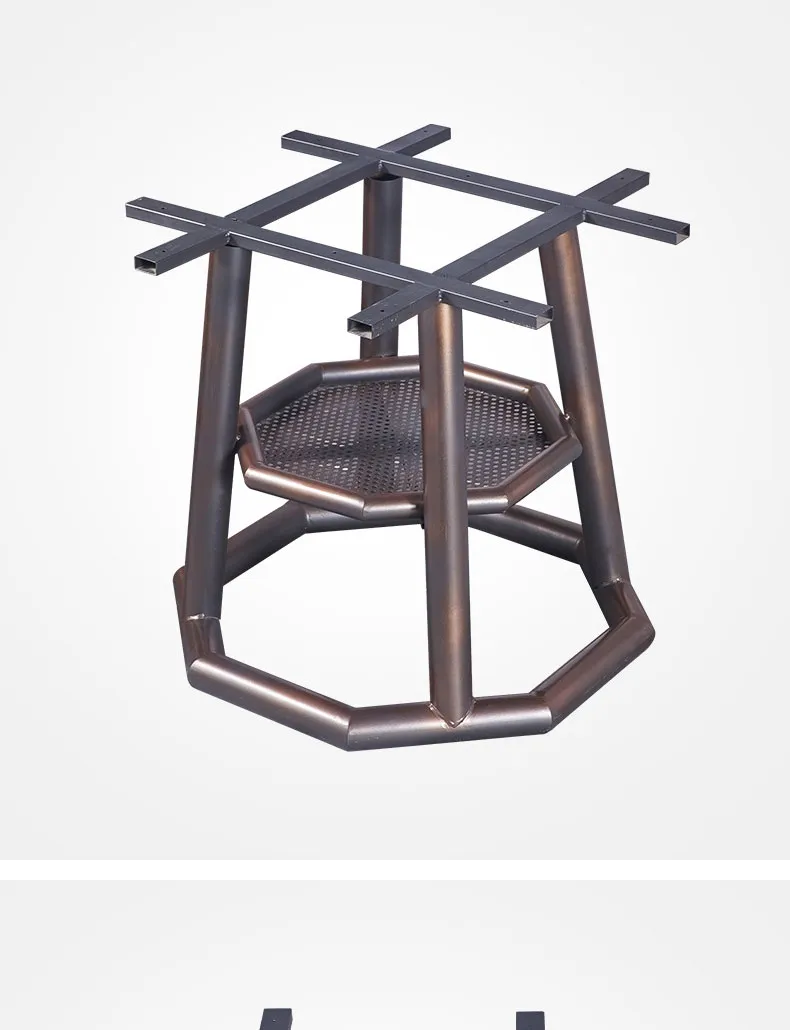 Furniture Steel Metal Tulip Crank Cast Iron Leg Coffee Height Table Base