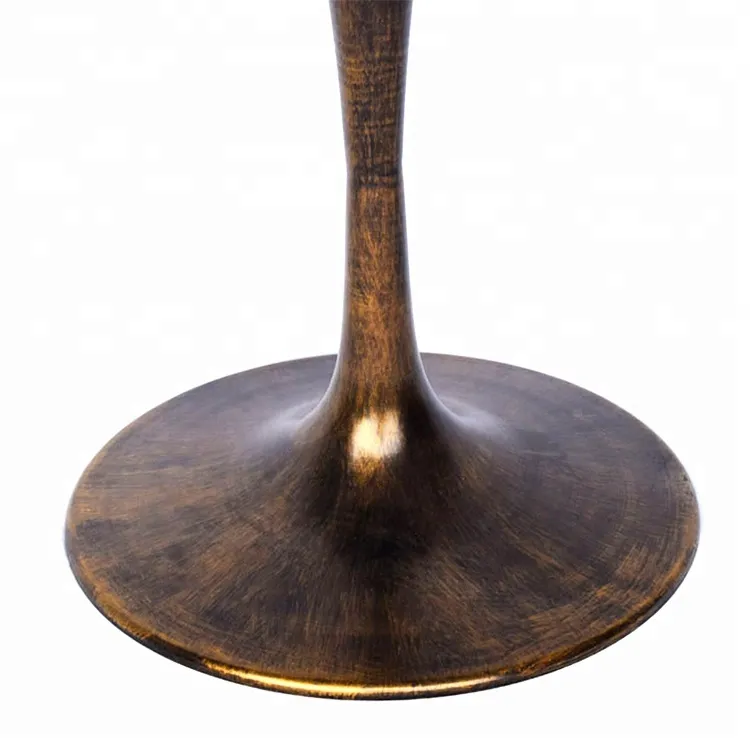 Classic Style Round Bronze Iron Tulip Table Legs for Coffee Tables