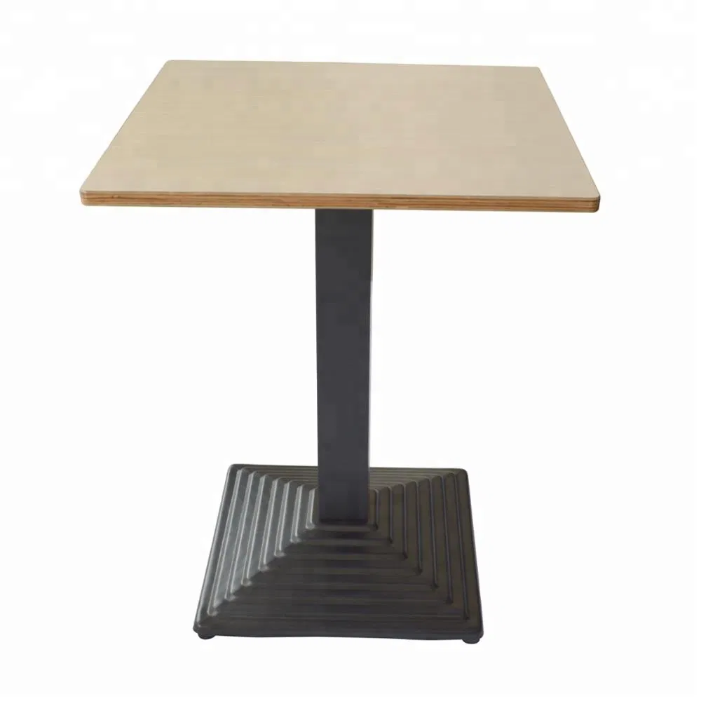 Wholesale Hot Selling Furniture Square Top Black Iron Dining Table Base