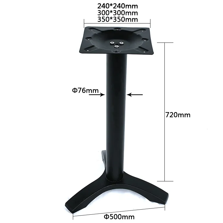 Classical Design Metal Coffee Table Base Cast Iron Base