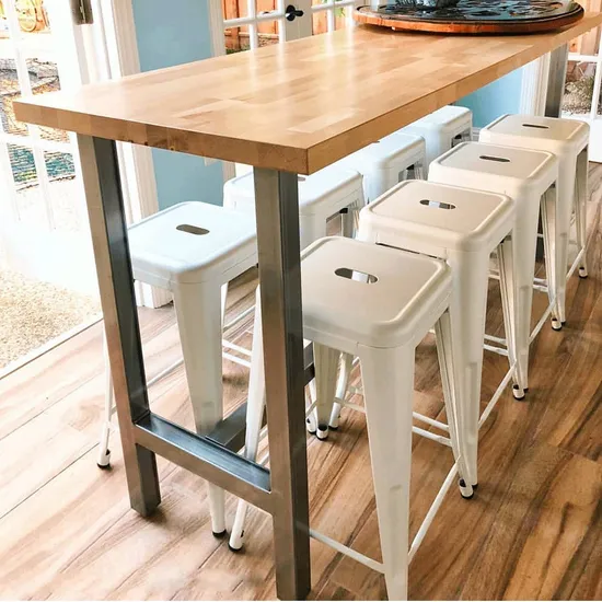 Factory Price Full Stainless Steel Restaurant Table Frame